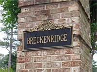 Subdivision Entrance Signage